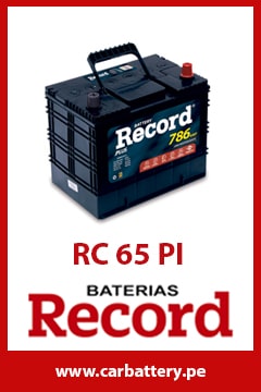 baterías record rc 65 pi
