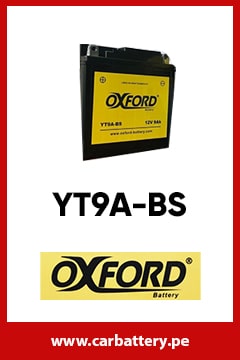 baterias oxford yt9a-bns
