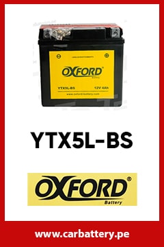 batería oxford ytx5l-bs